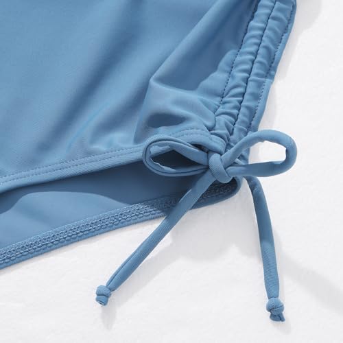 Weixinbuy Girl's One Piece Swimsuits with Mesh Skirt Bathing Suits Swimwear with Cover Up for Girls 9-16 Years4