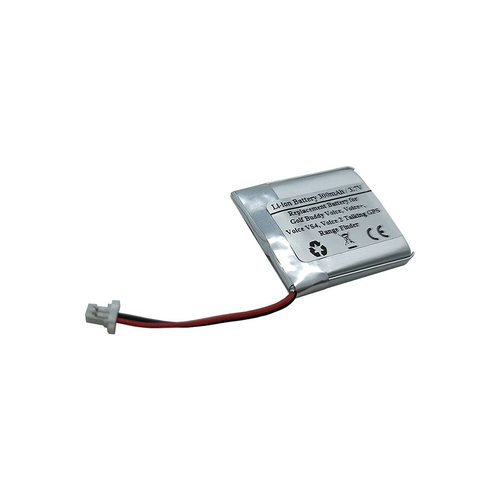 STARTONG 300mAh 3.7V Replacement Battery for Golf Buddy Voice, Voice+, Voice VS4, Voice 2, DSC-GB750, DSC-GB900 Talking GPS Range Finder(SNO-502530PC)