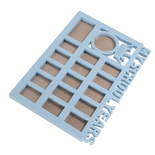 ABOOFAN Growth Photo Display Frame Mom School Photo Frame School Picture Frame Graduation Photo Frame Book Display Case Tabletop Picture Frame Tabletop Photo Frame Collage Frame