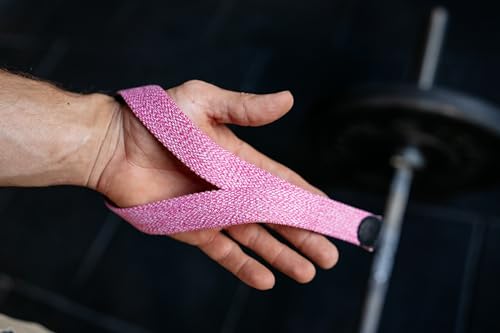Image of WARM BODY COLD MIND V2 Lifting Wrist Straps for Weightlifting - Hand Straps for Powerlifting, Weight Lifting, Bodybuilding Functional /Cross Training, Deadlift Gym Bar, Cotton