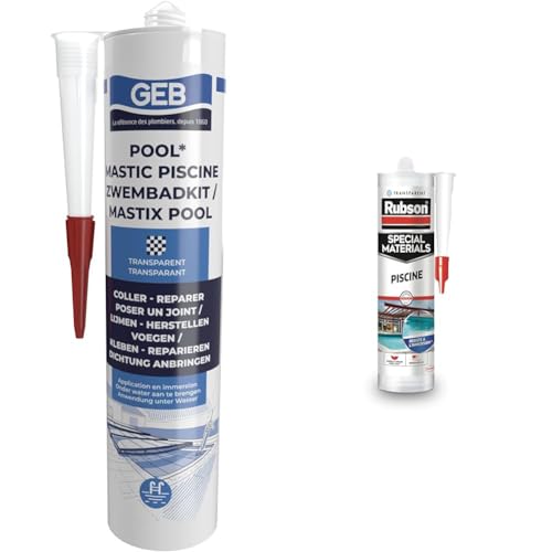 Mastic étanche piscine transparent pour rénover les joints de carrelage