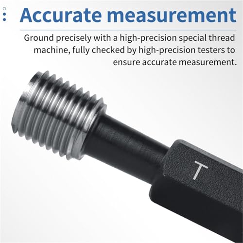 1PCS 6H Steel Metric Screw Fine Tooth M1-M12X0.2/0.25/0.3/0.35/0.4/0.5/0.75/1/1.25/1.5Thread Plug Gauge(M5X0.5-6H) miniatura 4