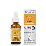 Nenningers Naturals Triple Flu Defense - 60 Doses - Multi-Symptom Flu Remedy - Reformulated Each Season - Pure Homeopathic
