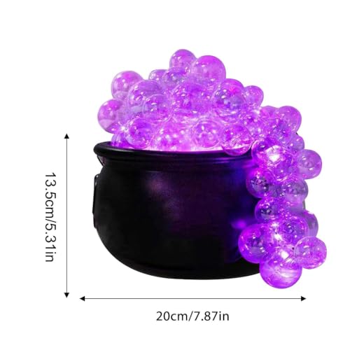 Caldero negro Halloween para recuerdos de invitados y regalos divertidos en fiestas de adultos 6