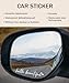 bylikeho Car Decals,Car Accessories,Car Stickers and Decals,Hello Beautiful Mirror Decal,Car Rear View Mirror Sticker,Funny Car Decals,Vinyl Car Decals,Used in Car Window Rearview Mirror (White)