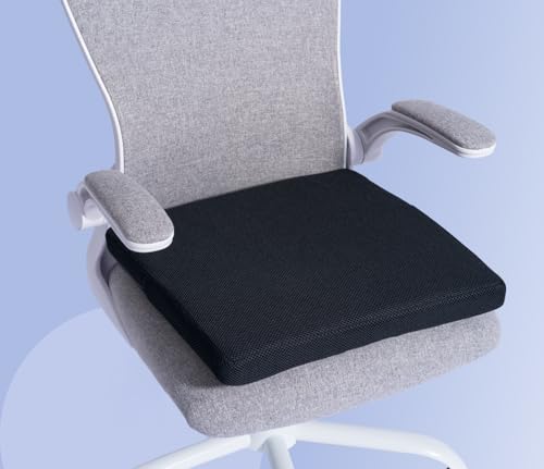 Levitex Comfort Seat Topper - Patented Foam Cushion For Everyday Comfort, Pressure Relief And Lasting Support