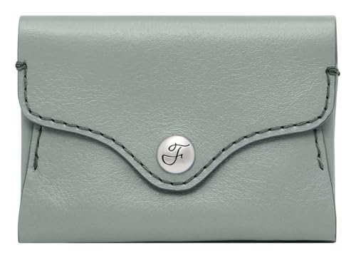 Porte-Cartes Heritage Cuir Bleu Fossil Fin pour Sac Encombré Femme