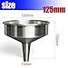 Aluminium Funnel - Large Diameter, Industrial Grade, Non-Spark, Metal Funnel for Commercial and Home Use 1PC (125mm/4.92in)