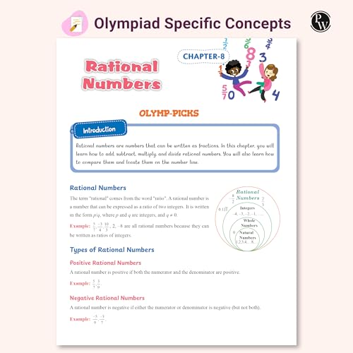 Image of PW Olympiad Books for Class 7 2026-27 - Mathematics Workbook | IMO Olympiad Prep Book | Chapterwise MCQs, PYQs, Concept Maps & Worksheets for After School Practice (Paperback)
