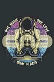  Drum n Bass DNB Astronaut Space Electro Music Drum and Bass: Sermon Journal_110pages_6x9_with_bleed