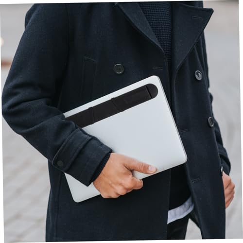 Soporte plegable portátil para laptop de plástico negro miniatura 4
