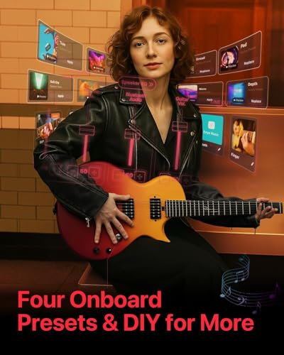 Image of Enya Electric Guitar Nova Go Sonic Smart Electric Carbon Fiber Guitarra with 10W Wireless Speaker, Onboard Presets, All-in-One Portable Rig for Street Performers & Home Studios, 2-Year Warranty