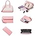 4PCS Women Fashion Handbags Purses Wallet Shoulder Bags Casual Tote Bag Crossbody Bags, Handbag Set Gift for Ladies Girls, Satchel Purse Set for Women