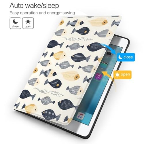 Housse iPad 10.2 compatible iPad 9/8/7e génération avec support folio et veille automatique - 3