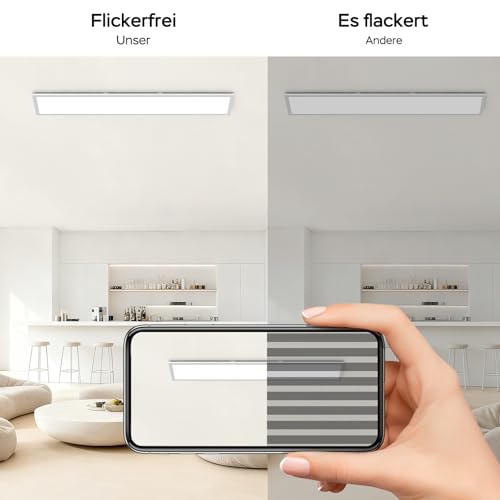 Plafonnier LED dimmable avec télécommande pour ajuster l'ambiance de la chambre - 4