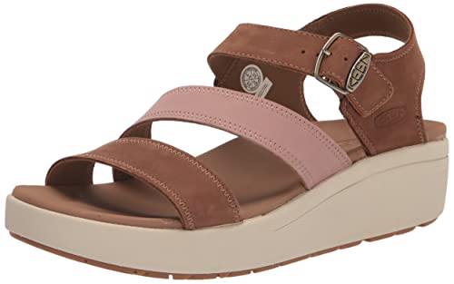 KEEN Women's Ellecity Backstrap Open Toe Adjustable Comfortable Platform Wedge Sandal