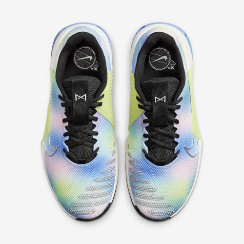 Nike Nike Metcon 9 SE Women's Workout Shoes (HJ6211-001, Black/Light Lemon Twist/Royal Pulse/Metallic Silver) Size 8.5