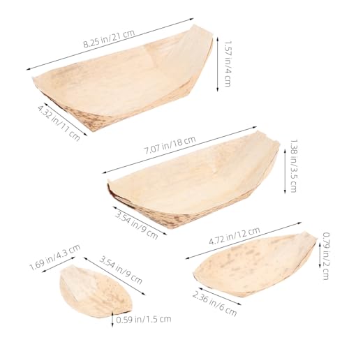 Platos en forma de barco para sushi 40 unidades miniatura 2