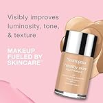Neutrogena Healthy Skin Liquid Makeup Foundation with Broad Spectrum SPF 20 Sunscreen, Medium Coverage Foundation with Nourishing Pro-Vitamin B5, Classic Ivory 10, 1 fl. oz - Image 2