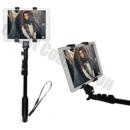 Acuvar Tablet Holder Tripod Mount (Universal) Fits Ipad Tablets And Other Tablets + An Ecostconnection Microfiber Cloth #TOP2