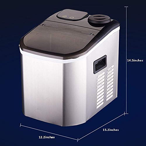 Fabricadora de hielo portátil automática para hogar miniatura 6