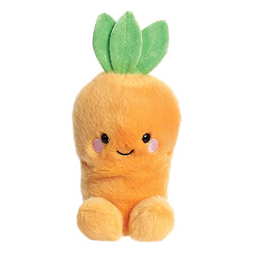 Aurora, 82054, Palm Pals Cheerful Karotte, 13cm, Eco Friendly Plüschtier, Orange