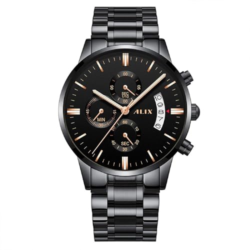 Image of ALIX Stylish Chronograph Date Display Water Resistant Analog Watch for Men