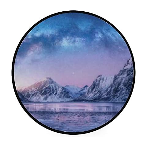 ZHIMI Soft Round Area Rug Cover
