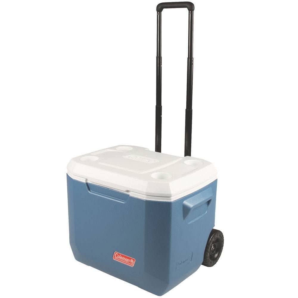 Caixa Térmica 47 Litros Coleman c/Roda e Alça 50qt Marine Xtreme