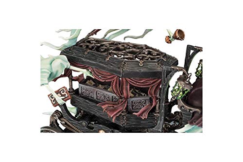 Warhammer AoS Nighthaunt Black Coach pieza central para ejércitos de la muerte 3