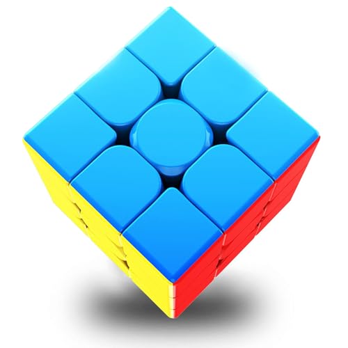 Image of CFMOUR 3x3 Speed Cube, Magic Cubes, Stickerless, Brain Teaser | Fast Turning, Vivid Colour, Birthday Party Easter Valentines Day Gifts, Kids Puzzle Game, Sensory Toy for Teens and Adults