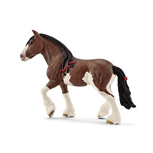 Schleich 13809 – Clydesdale Stute, 3 x 1,9 x 4,7 tum