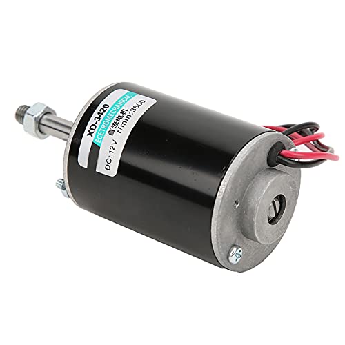 High Speed Permanent Magnet DC Motor 12V 24V 30W CW CCW Control DIY Generator Electric Motor for Cotton Candy Machine Small Cutting Bench Grinding Machine Equipment (12V3000)
