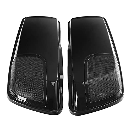 Tapas de Alforjas HR3 Vivid Black con Rejillas para Bocinas 5x7 miniatura 3