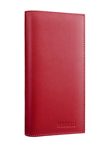 Lyoomall Leather Checkbook & Register Cover Holder Case Slim Wallet For Men & Women #TOP22