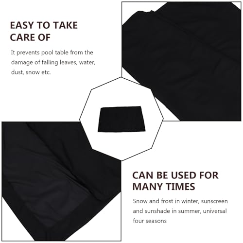 Funda de billar exterior Oxford impermeable que evita manchas de lluvia y humedad 6