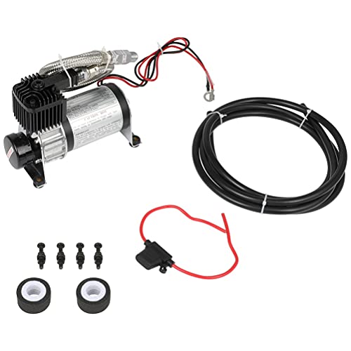 AINTIER 130 PSI 12V Heavy Duty Air Horn Compressor Universal Train Cars for Vehicles Semi Pickup Trucks Air Suspension Compressor Kit