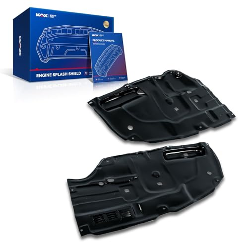 Image of KAX Engine Splash Shield TO1228173 TO1228172 Front Lower Under Cover Compatible with 2011-2012 Toyota Avalon 2PCS