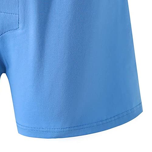 Men's Total Support Pouch Underwear Classic Woven Boxers with Functional Fly Pack Soft Cotton Underpant4