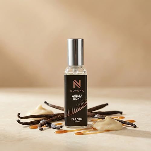 Image of Vanilla Night Luxury Parfum for Women | Sweet Vanilla Gourmand Fragrance | Premium Pocket Size Perfume | Travel Friendly | Perfect for Date Nights & Special Occasions