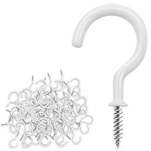 Drt Deruitai Vinylbeschichtete Schraubhaken 100 Stück