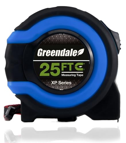 Greendale cinta métrica retráctil azul 25 pies pack 3 miniatura 2
