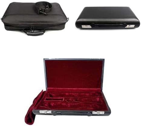 Yinfente Oboe Case Hard Shell with PU Leather and Oxford Outer Bag Adjustable Strap Portable Oboe Bag for Beginners,Students,Players Musicians