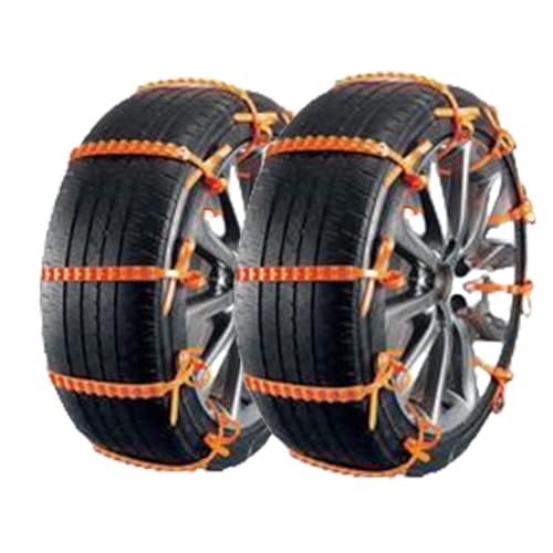 20 pcs Adjustable Anti-Slip Tire Zip Ties & Snow Chains