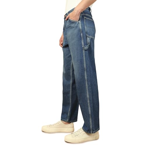 Image of Wrangler Men's Carpenter Loose Fit High-Rise Jeans