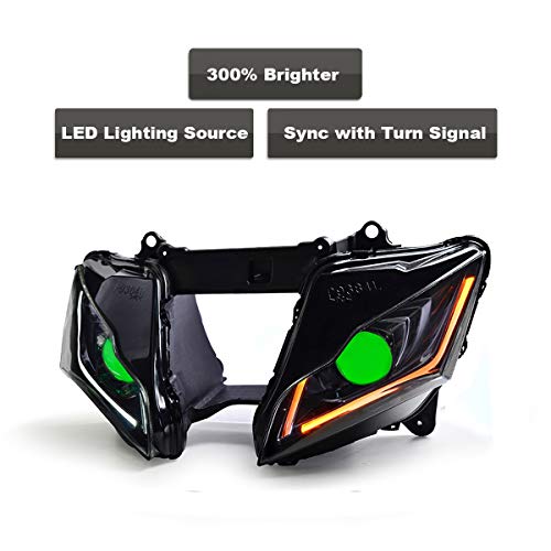 あ様22点 Amazon.com: KT Full LED Headlight Assembly for Kawasaki