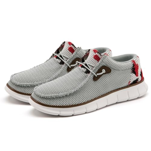 Image of EGMPDA Mens Slip on Loafers Boat Shoes Non Slip Walking Sports Shoes Driving Shoes Casual Office Shoes Gym Lightweight Comfortable Shoes