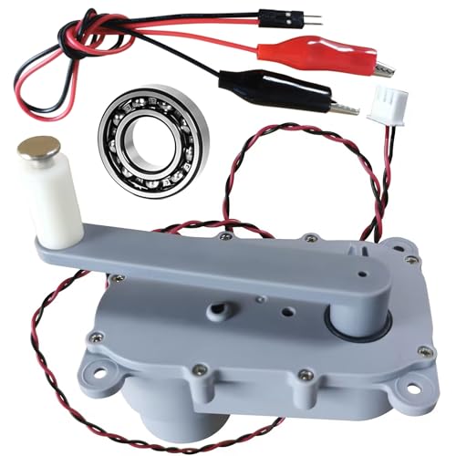 Nightbreeze DIY Hand Crank Generator Contains Ball Bearings LED Beads Small Manual Generator No Load DC Voltage 1-12V Physics Teacher's Gift Science Education Experiment for School Outdoor Generators