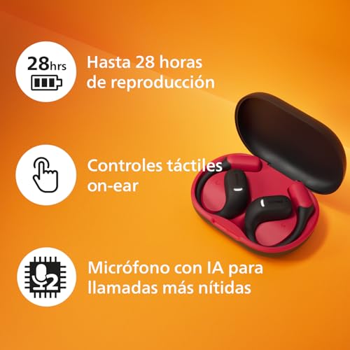 Miniatura 5 de Philips TAA6709: Auriculares Deportivos Open Ear con Bluetooth y tecnología True Wireless - Negro