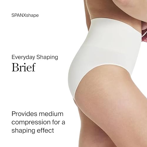 Image of SPANX SPANXshape Everyday Shaping Brief - Core Control Shapewear Underwear - Invisible Under Clothes - Seamless Design